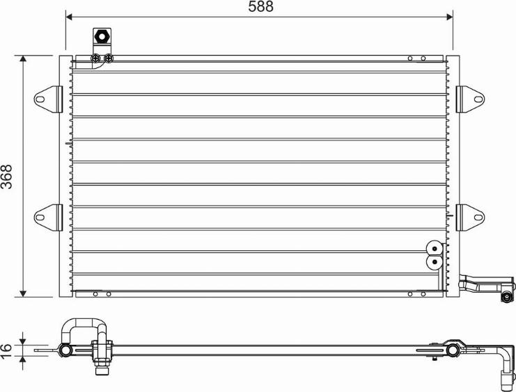 Valeo 816910 - Lauhdutin, ilmastointilaite inparts.fi