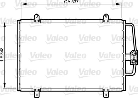 Valeo 816912 - Lauhdutin, ilmastointilaite inparts.fi