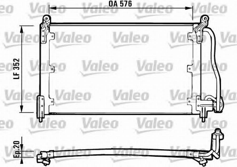 Valeo 816923 - Lauhdutin, ilmastointilaite inparts.fi