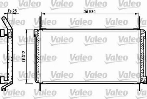 Valeo 816974 - Lauhdutin, ilmastointilaite inparts.fi