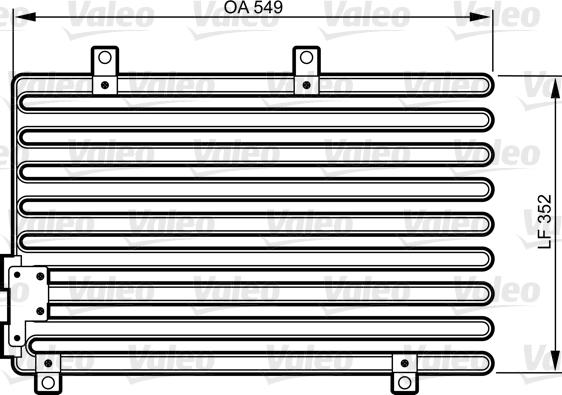 Valeo 816973 - Lauhdutin, ilmastointilaite inparts.fi