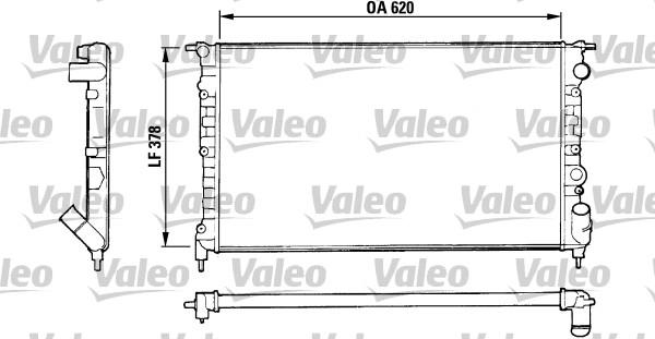 Valeo 816552 - Jäähdytin,moottorin jäähdytys inparts.fi