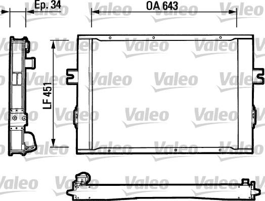 Valeo 816649 - Jäähdytin,moottorin jäähdytys inparts.fi