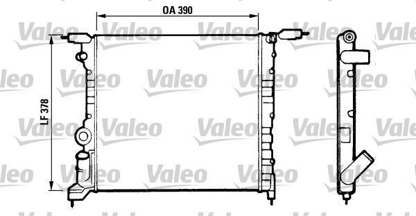 Valeo 816657 - Jäähdytin,moottorin jäähdytys inparts.fi