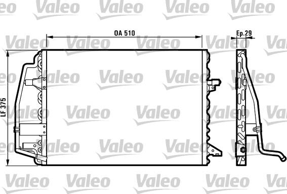 Valeo 816898 - Lauhdutin, ilmastointilaite inparts.fi