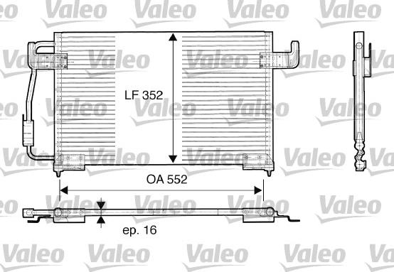 Valeo 816850 - Lauhdutin, ilmastointilaite inparts.fi