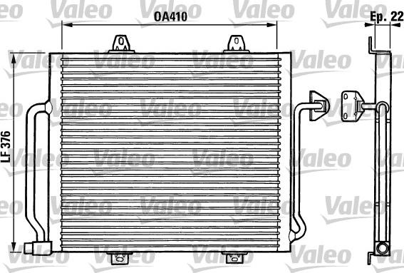 Valeo 816864 - Lauhdutin, ilmastointilaite inparts.fi