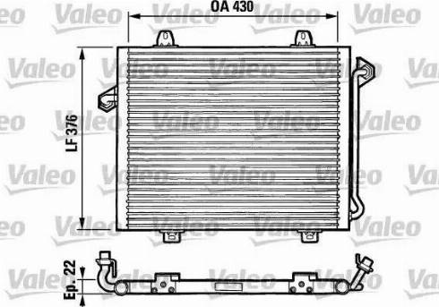 Valeo 816861 - Lauhdutin, ilmastointilaite inparts.fi