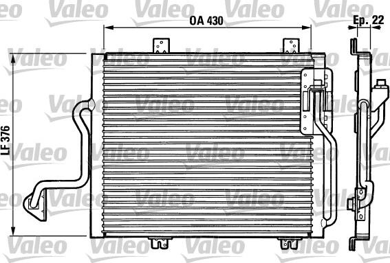 Valeo 816863 - Lauhdutin, ilmastointilaite inparts.fi