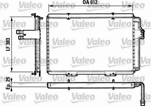 Valeo 816821 - Lauhdutin, ilmastointilaite inparts.fi