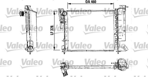 Valeo 816715 - Jäähdytin,moottorin jäähdytys inparts.fi