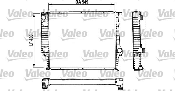 Valeo 810947 - Jäähdytin,moottorin jäähdytys inparts.fi