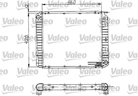 Valeo 810970 - Jäähdytin,moottorin jäähdytys inparts.fi