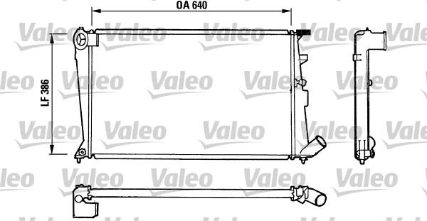 Valeo 810836 - Jäähdytin,moottorin jäähdytys inparts.fi