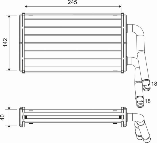 Valeo 811599 - Lämmityslaitteen kenno inparts.fi