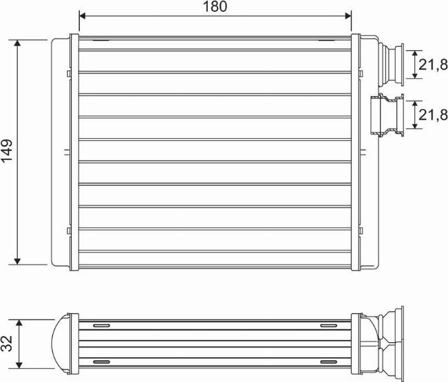 Valeo 811596 - Lämmityslaitteen kenno inparts.fi