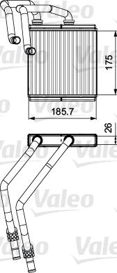 Valeo 811544 - Lämmityslaitteen kenno inparts.fi