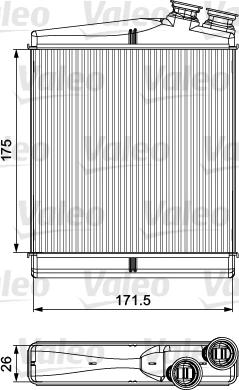 Valeo 811512 - Lämmityslaitteen kenno inparts.fi