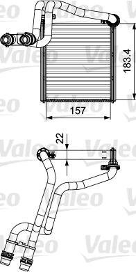 Valeo 811536 - Lämmityslaitteen kenno inparts.fi