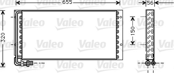 Valeo 818044 - Lauhdutin, ilmastointilaite inparts.fi