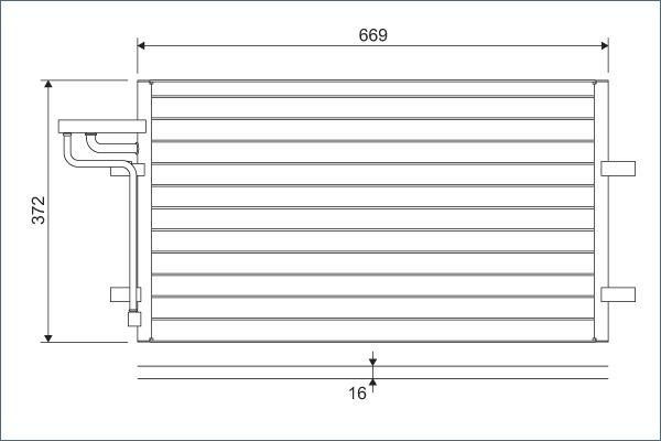 Valeo 818046 - Lauhdutin, ilmastointilaite inparts.fi