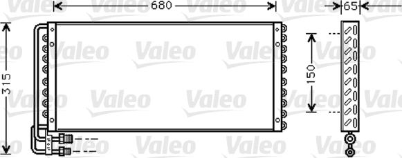 Valeo 818042 - Lauhdutin, ilmastointilaite inparts.fi