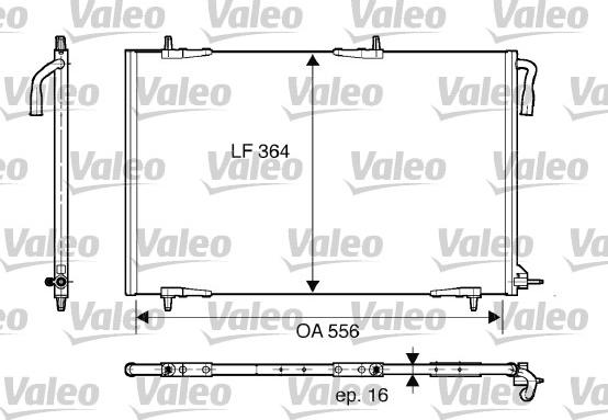 Valeo 818000 - Lauhdutin, ilmastointilaite inparts.fi