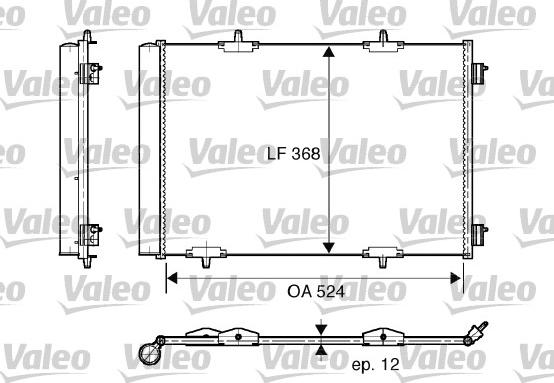 Valeo 818015 - Lauhdutin, ilmastointilaite inparts.fi