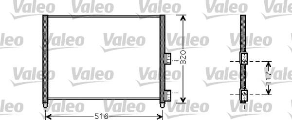 Valeo 818020 - Lauhdutin, ilmastointilaite inparts.fi