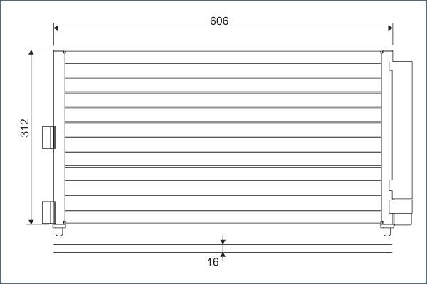 Valeo 818021 - Lauhdutin, ilmastointilaite inparts.fi