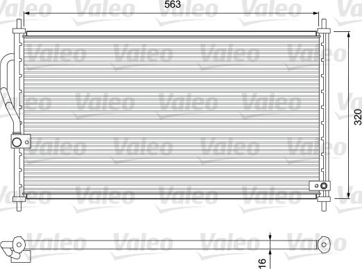 Valeo 818070 - Lauhdutin, ilmastointilaite inparts.fi