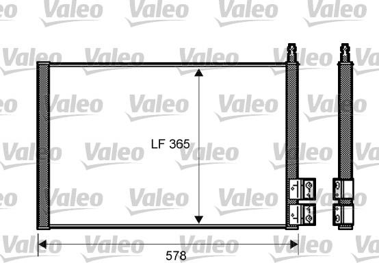 Valeo 818195 - Lauhdutin, ilmastointilaite inparts.fi