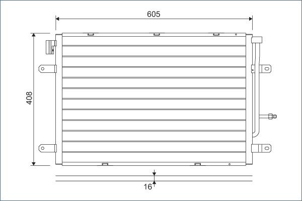 Valeo 818190 - Lauhdutin, ilmastointilaite inparts.fi