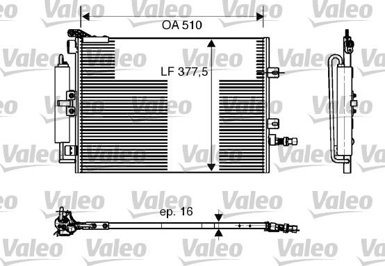 Valeo 818165 - Lauhdutin, ilmastointilaite inparts.fi