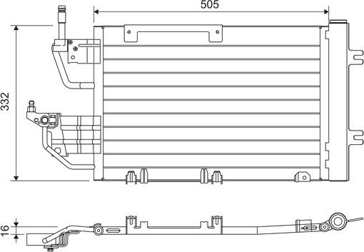 Valeo 818168 - Lauhdutin, ilmastointilaite inparts.fi