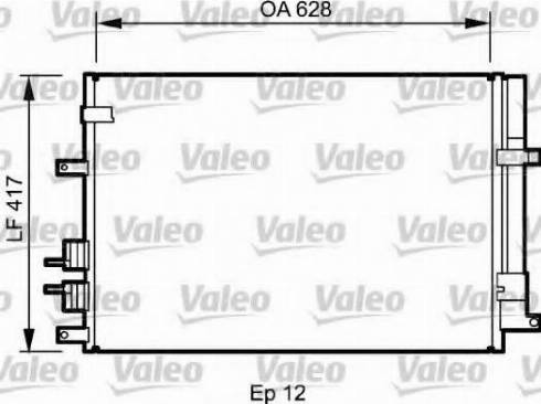 Valeo 818188 - Lauhdutin, ilmastointilaite inparts.fi