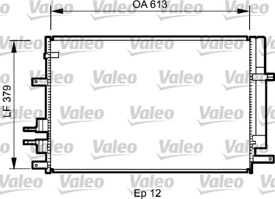 Valeo 818187 - Lauhdutin, ilmastointilaite inparts.fi