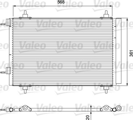 Valeo 818171 - Lauhdutin, ilmastointilaite inparts.fi