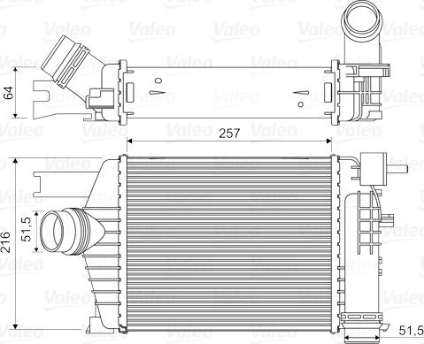 Valeo 818343 - Välijäähdytin inparts.fi