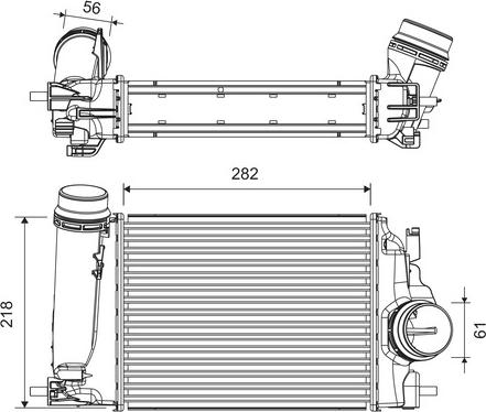 Valeo 818317 - Välijäähdytin inparts.fi