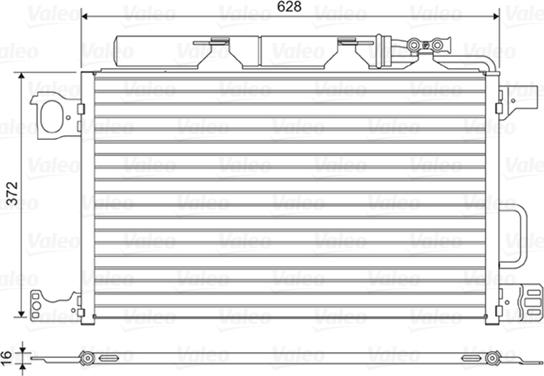 Valeo 818200 - Lauhdutin, ilmastointilaite inparts.fi