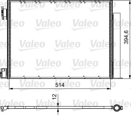 Valeo 812501 - Lauhdutin, ilmastointilaite inparts.fi