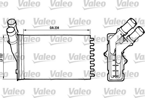 Valeo 812005 - Jäähdytin,moottorin jäähdytys inparts.fi