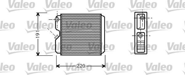 Valeo 812147 - Lämmityslaitteen kenno inparts.fi