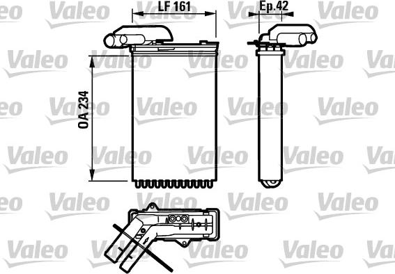 Valeo 812158 - Lämmityslaitteen kenno inparts.fi