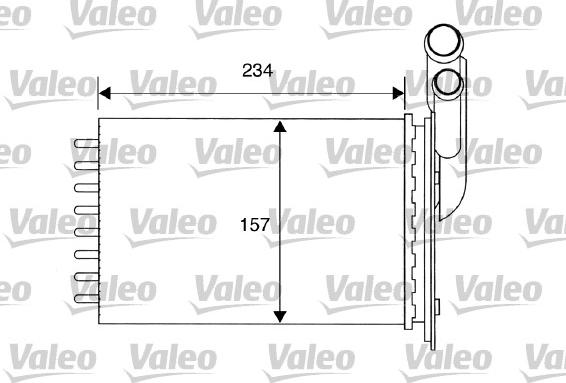 Valeo 812157 - Jäähdytin,moottorin jäähdytys inparts.fi