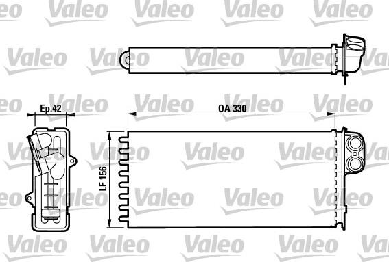 Valeo 812128 - Lämmityslaitteen kenno inparts.fi