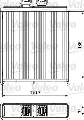 Valeo 812319 - Lämmityslaitteen kenno inparts.fi