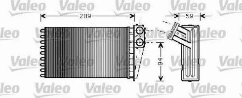 Valeo 812338 - Lämmityslaitteen kenno inparts.fi