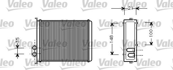 Valeo 812327 - Lämmityslaitteen kenno inparts.fi